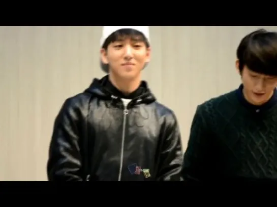 [FANCAM][140219] B1A4 (Baro and Gongchan focus) @ Daejeon Fansign