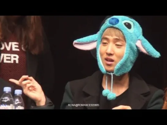 [FANCAM][140120] B1A4 (Baro focus) @ "WHO AM I" 3rd Fansign