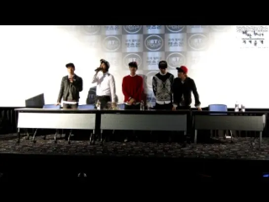 [FANCAM][140217] B1A4 @ Hats On Fan Sign