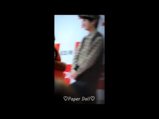 [FANCAM][140213] Jinyoung @ "Miss Granny" Free Hugs Event