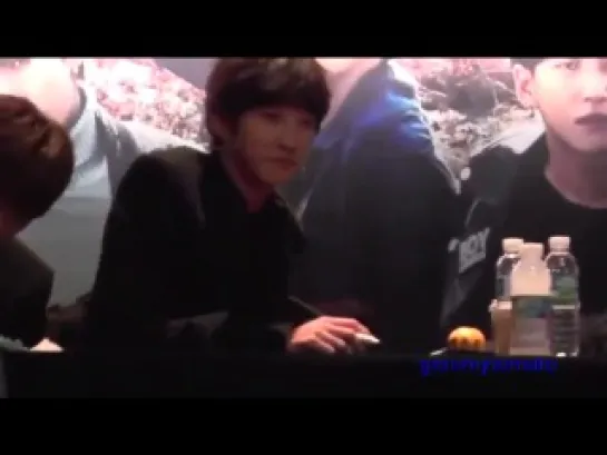 [FANCAM][140124] B1A4 (Jinyoung focus) @ "WHO AM I" 3rd fansign