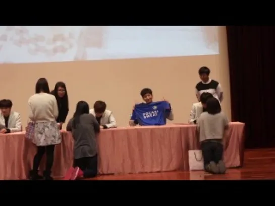 [FANCAM][140209] B1A4 (Baro focus) @ 7th FanSign Event at Soundwave Incheon