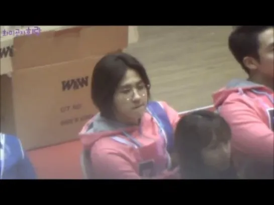 [FANCAM][140113] B1A4 (CNU focus) @ Idol Star Athletics Championship