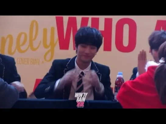 [FANCAM] [140118] B1A4 (Jinyoung focus) @ "WHO AM I” 1st Fansign