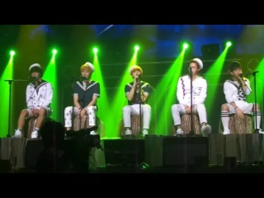 [130808] B1A4 - Wonderful Tonight @ Press Show Call of Amazing Store