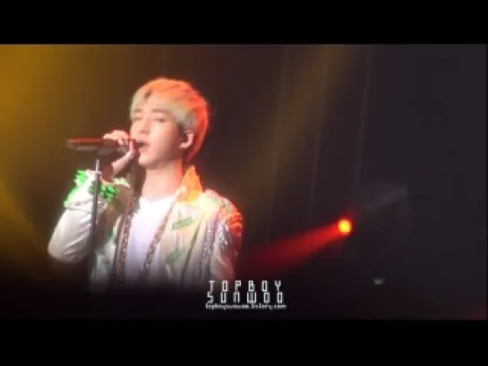 [FANCAM][121208-09]#B1A4BABACONCERT Time is over.  Baro ver.