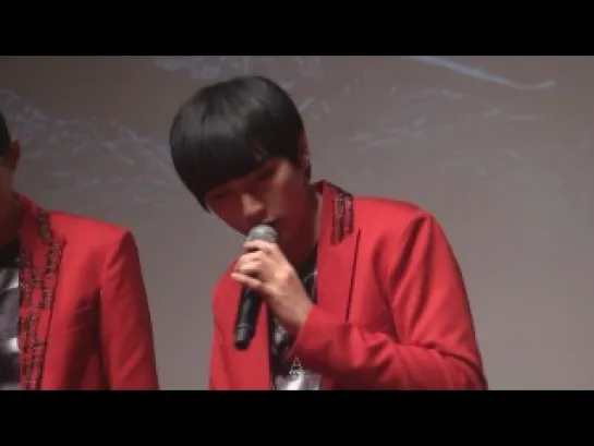 [FANCAM] 121125 Sandeul singing Christmas songs @ Fansign at Yeongdeungpo