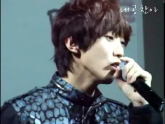 111120 Jinyoung sing 다행이다 at ROMANTICJINYOUNGDAY