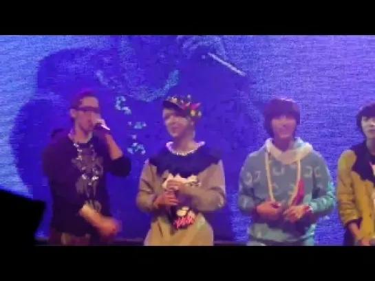 111027 B1A4 - Beautiful Taget - talk - Only Learnt The Bad Things