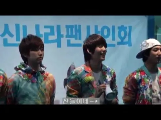 110515 B1A4  - Greeting @ Synnara Records Central City Fansign