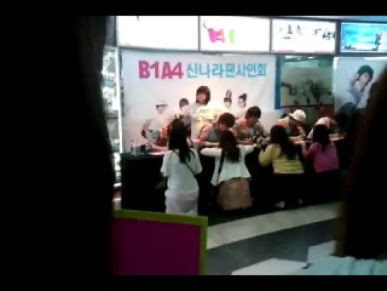 (FANCAM) 110515 B1A4 Fansign (Part 5)