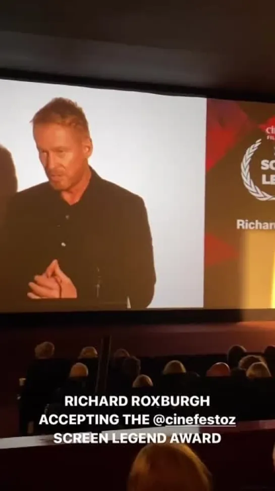 Richard gets Screen Legend Award at Cinefest Oz 2022