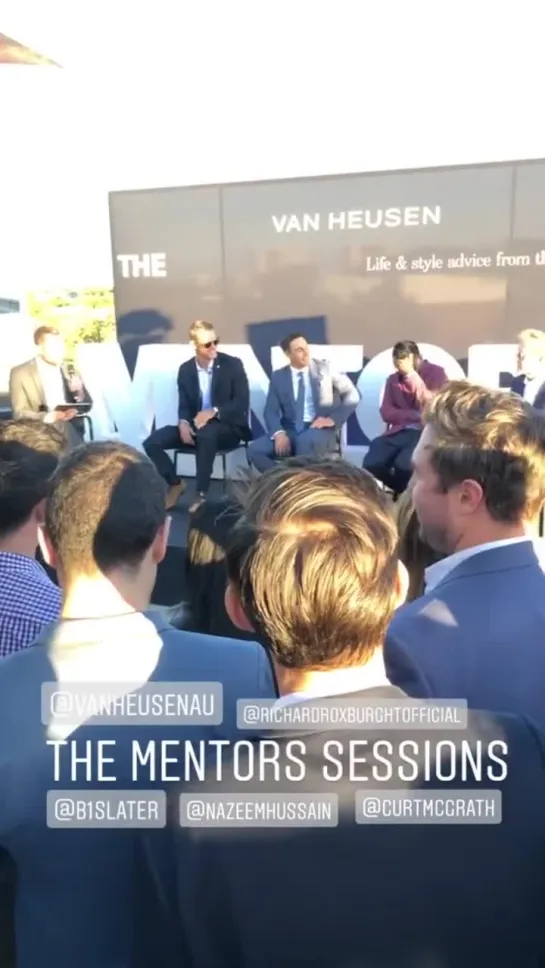 "Van Heusen" Mentors Session in Instagram Stories