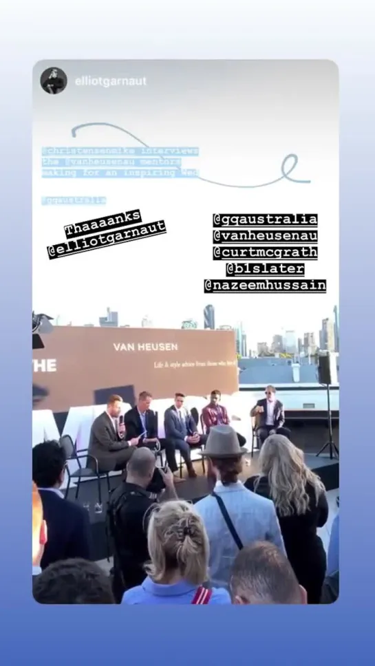 "Van Heusen" Mentors Session in Instagram Stories