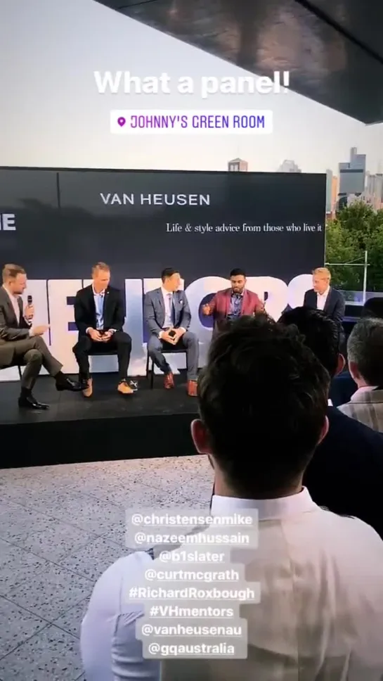 "Van Heusen" Mentors Session in Instagram Stories