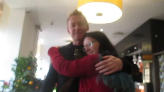 First Meeting of Loreley Roxenber and Richard Roxburgh in Saint Petersburg 2018