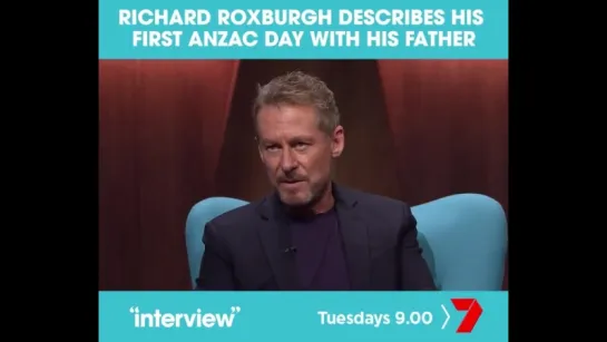 Richard Roxburgh with Andrew Denton talking about Anzac Day