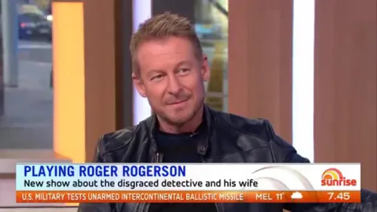 Richard Roxburgh at Sam Armytage on @sunriseon7