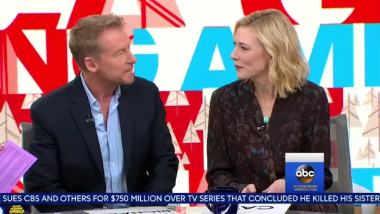 Richard and Cate talking on "Good Morning America"