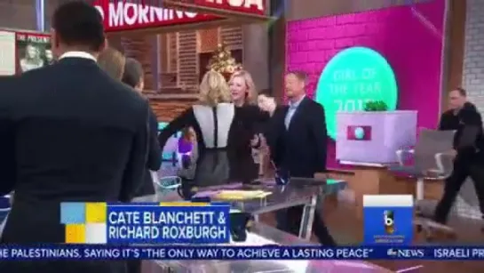 Cate Blanchett & Richard Roxburgh on "Good Morning America"