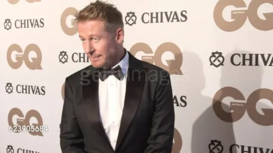 Richard Roxburgh on the Red Carpet of GQ Australia