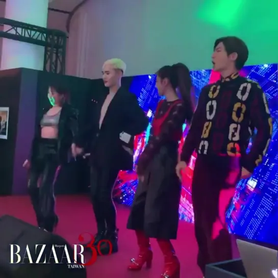 Танцы Аарона и Шао Юй Вей на Bazaar Birthday party 30.10.2020