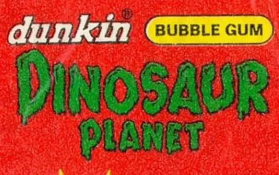 Планета Динозавров Реклама - Dinosaur Planet Dunkin Bubble Gum (1994)