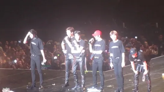 [VK][22.06.19][Fancam] MONSTA X - ENDING MENT @ World Tour We Are Here in Kuala Lumpur