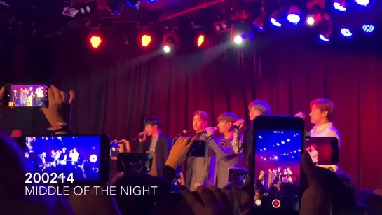 [VK][200214] MONSTA X fancam - Middle of the Night @ The Roxy Underplay Show