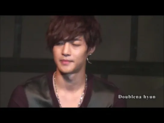 [Rus Sub] KHJ's talk after singing 'Let me be the one' at LDF FM