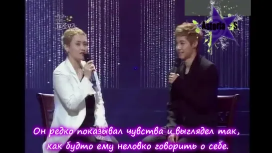 Kim Hyun Joong на шоу Lee So Ra 1-2 (рус.суб)