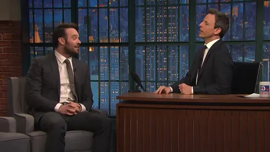 Charlie Cox on Playing Daredevil - Late Night with Seth Meyers