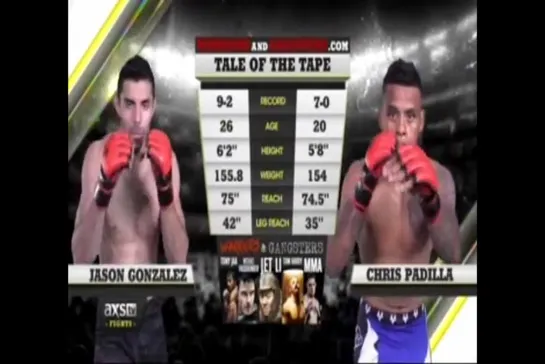 RFA 38 - Jason Gonzalez vs Chris Padilla