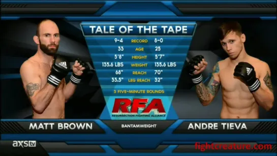 RFA 24 - Andre Tieva vs Matt Brown