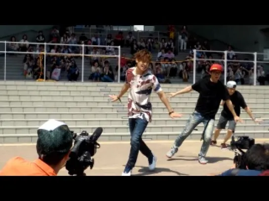 [Fancam] 120704 김현중 Kim Hyun Joong guerilla live @ divercity　tokyo