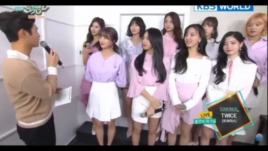 180413 TWICE @ Music Bank Interview