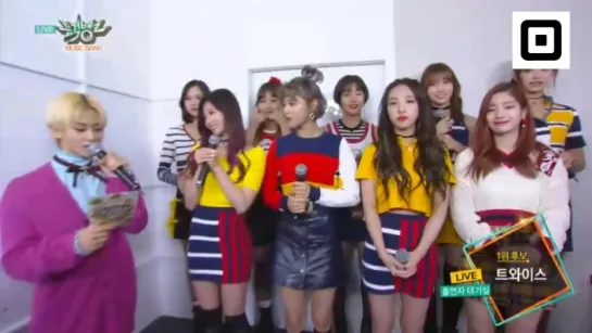 170303 TWICE  - Interview @ Music Bank