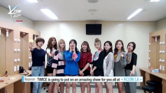 160712 TWICE in KCON 2016 LA Star Countdown D-18 Video