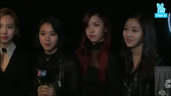 151202 TWICE -  Backstage Interview @ MAMA