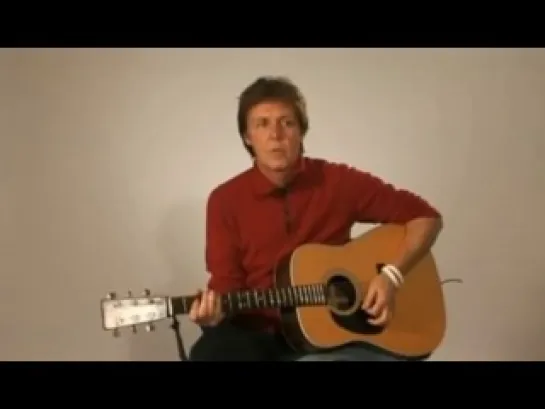 PAUL McCARTNEY That Was Me (acoustic version) 2007