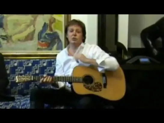 PAUL McCARTNEY Meat Free Monday (acoustic version) 2009