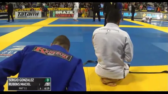 black belts Ruben  Cobrinha vs Sergio Gonzales