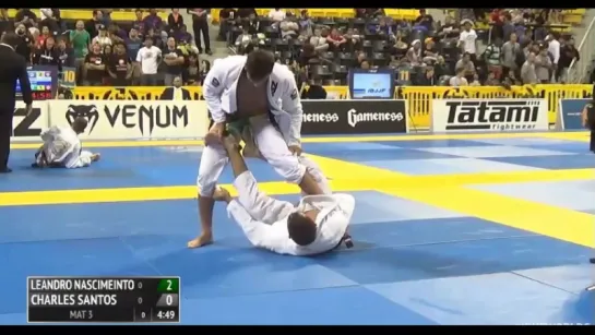 +Black belts #IBJJFWORLD Leandro Lo vs C. Santos #IBJJFWORLD16