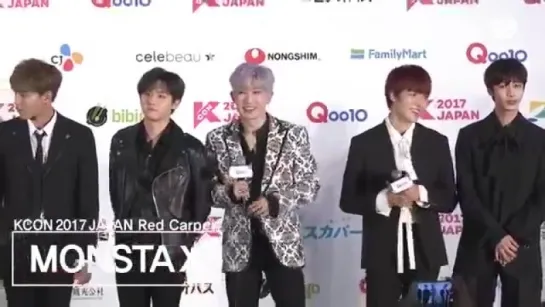 [VK][170520] MONSTA X - Red Carpet (CUT) @ KCON 2017 JAPAN