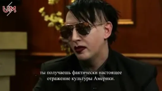 Marilyn Manson – The Larry King Show Interview (rus subs)