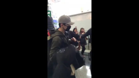 [FANCAM] 160114 @ Arrival at HongKong