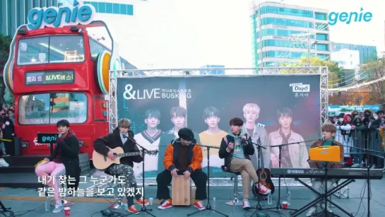 [Выступление] 171119 DAY6 - All Alone @ Genie Music Street & Live Busking