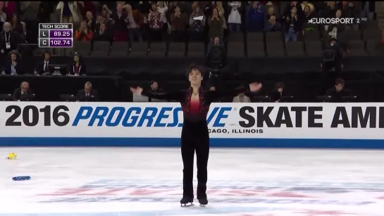 Shoma Uno | Skate America 2016 FS | Eurosport Spain comment