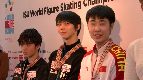 Shoma Uno | World Championship 2017 | Free Skating Small Medals Ceremony