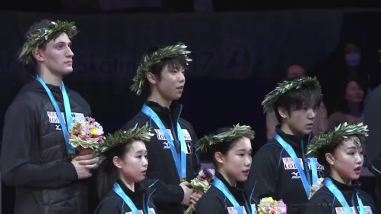 Shoma Uno | World Team Trophy 2017 | Victory Ceremony